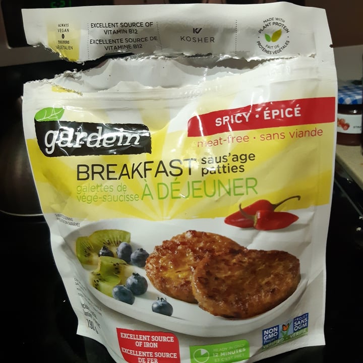 photo of Gardein Breakfast Saus’age Patties Spicy shared by @hbchic on  22 Feb 2021 - review