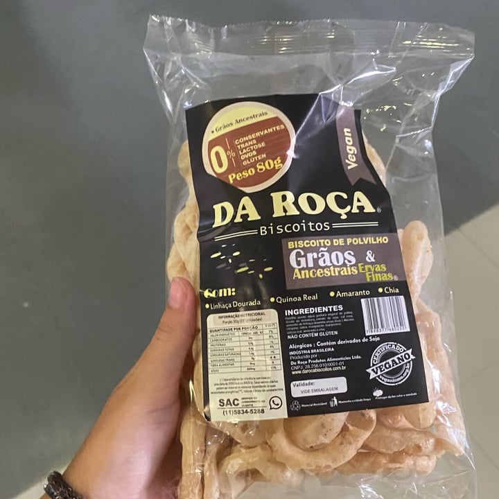 review photo of Da Roça Biscoito de polvilho ervas finas shared by @biancamayol on 15 Feb 2022 - review