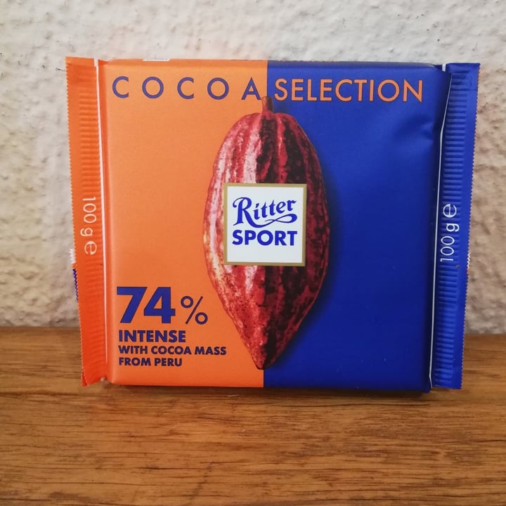 photo of Ritter Sport Intense 74% Cocoa Dark Chocolate shared by @simonel on  17 Jun 2021 - review
