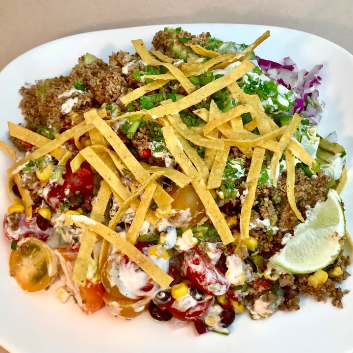photo of Blossoming Lotus Taco Salad shared by @pdxveg on  30 Jun 2021 - review