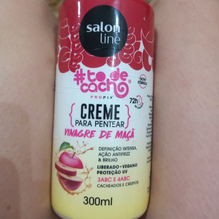 photo of Salon line Creme de pentear vinagre de maçã shared by @giovannabrichi on  29 Jan 2022 - review
