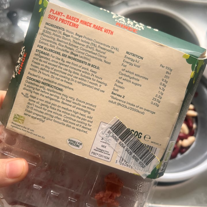 photo of Meatless Farm Meat Free Ground Mince shared by @chiariconta on  24 May 2022 - review