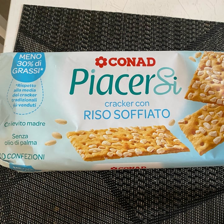 photo of Piacersi | Conad Cracker Con Riso Soffiato shared by @frankier on  16 Jun 2022 - review