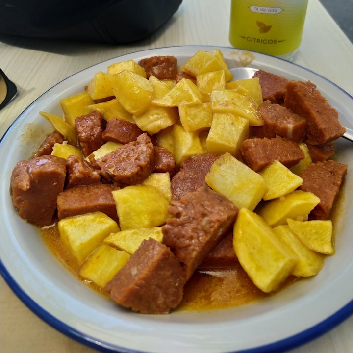 photo of La Casita Vegg&Beer Chorizo a la cerveza shared by @martaveganrural on  18 Oct 2021 - review