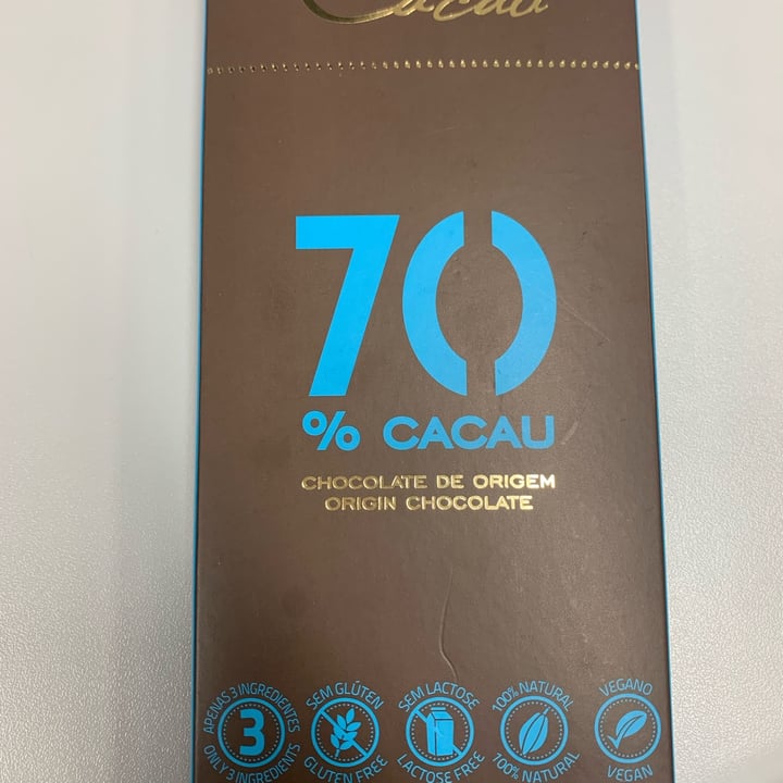 photo of Espírito Cacau Chocolate 70% shared by @maristea on  25 Sep 2022 - review