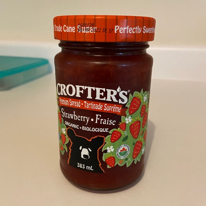 review photo of Crofter’s Organic Strawberry Premium Spread shared by @misshappe on 22 Aug 2021 - review