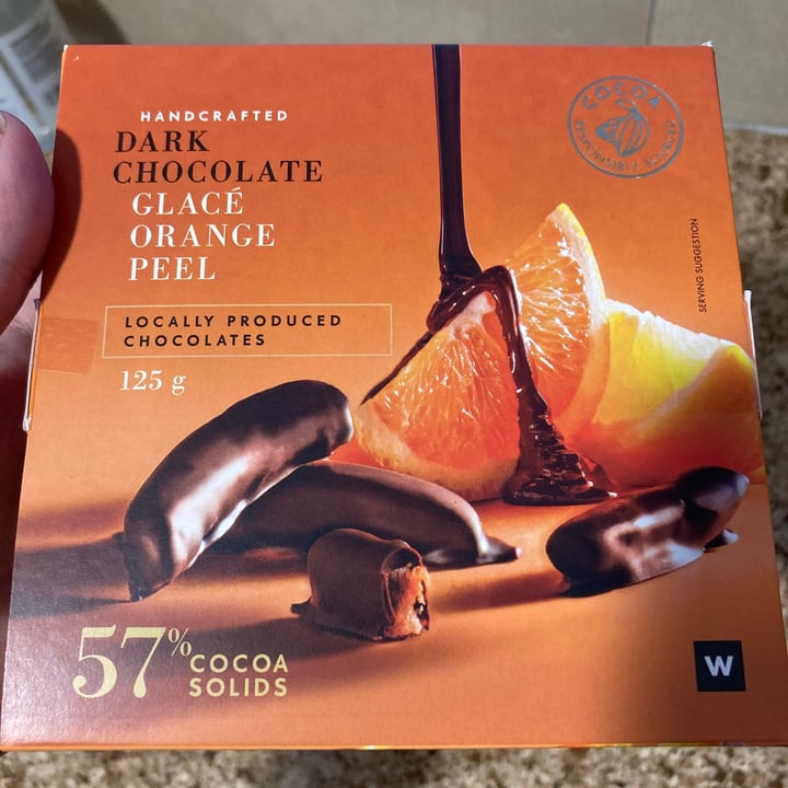 photo of Woolworths Food Dark Chocolate Glacé Orange Peel shared by @mailidyer on  04 Nov 2020 - review