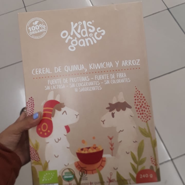 photo of Kids organics Cereal de quinua, kiwicha y arroz shared by @thanialtc on  24 Apr 2022 - review