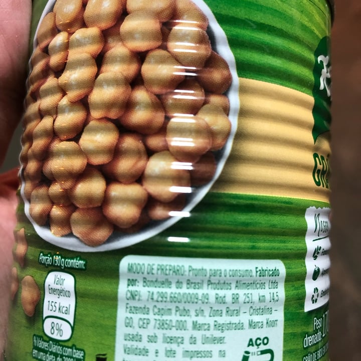 photo of Knorr Grão de bico shared by @cintiatondin on  09 May 2022 - review
