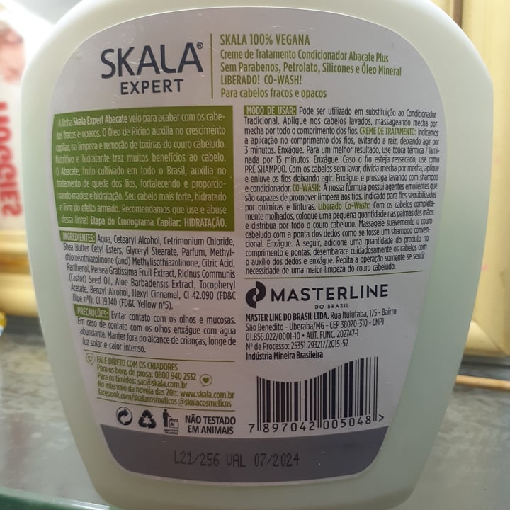 photo of Skala creme abacate shared by @kiraviskin on  17 Oct 2021 - review