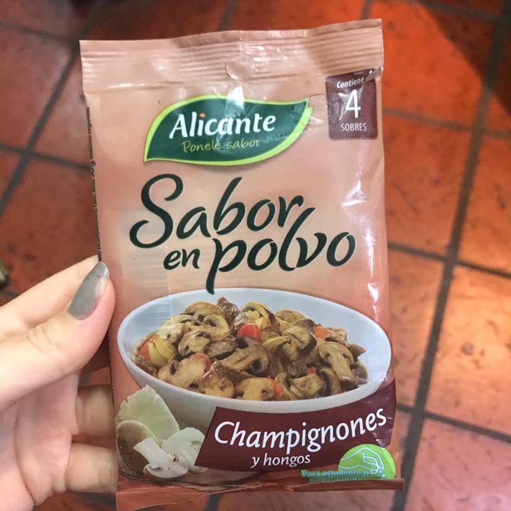 photo of Alicante Sabor en Polvo Champignones y Hongos shared by @veganmorfi on  10 Dec 2021 - review