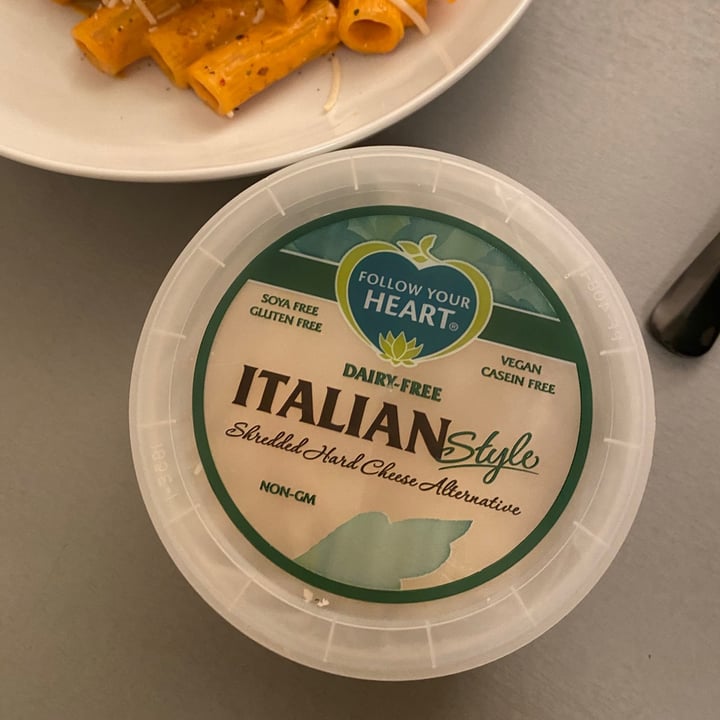 photo of Follow your Heart Dairy-Free Parmesan Shredded shared by @hmainpolly on  27 Sep 2020 - review