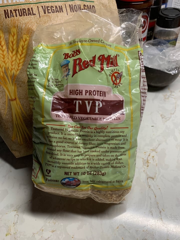 photo of Bob's Red Mill TVP Textured Vegetable Protein shared by @ehansen on  03 Jan 2020 - review