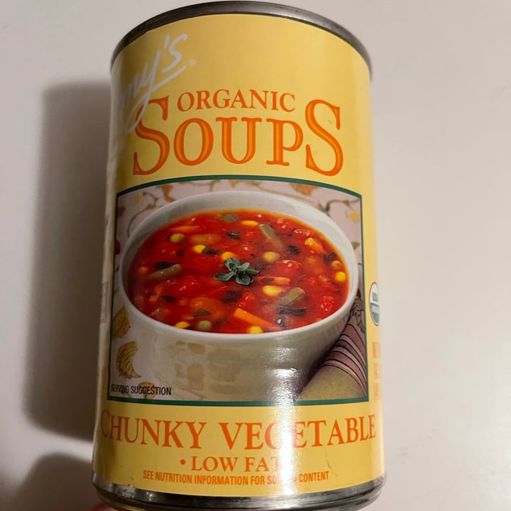 photo of Amy’s Amy's Organic Chunky Vegetable Soup shared by @katiefaye on  01 Jul 2021 - review