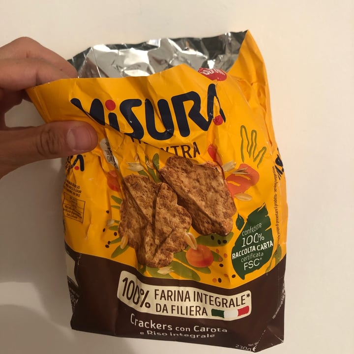 photo of Misura Crackers Con Carota E Riso Integrale shared by @lyzia on  24 Jun 2022 - review