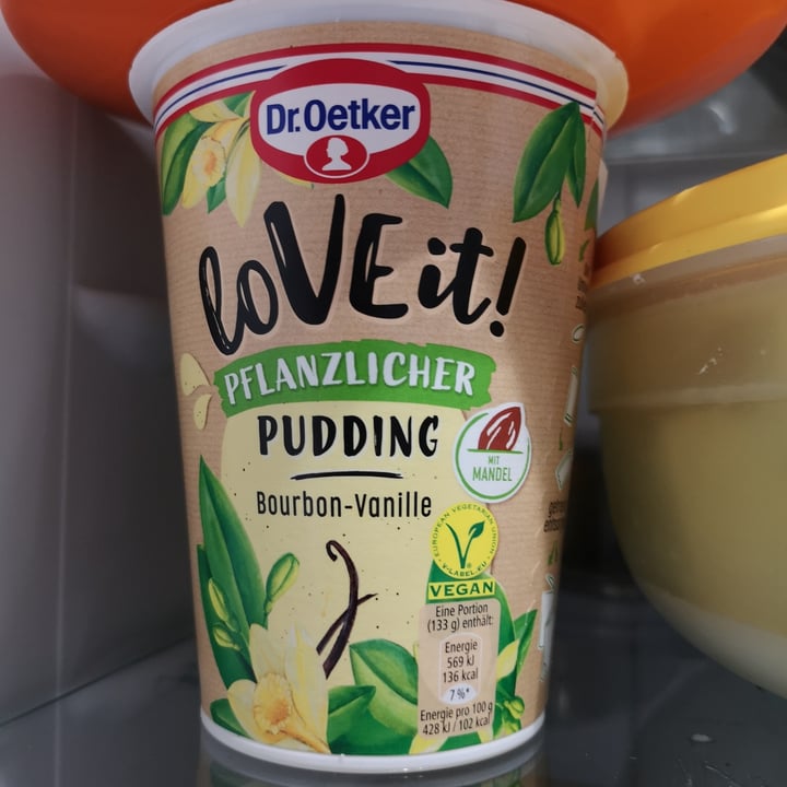 photo of Dr. Oetker Love it! Pflanzlicher Pudding Bourbon-Vanille shared by @pgaia on  31 Mar 2022 - review