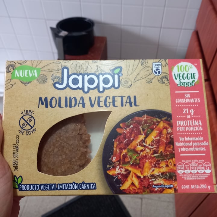 photo of Jappi Molida vegetal shared by @lauramartinezrom on  22 Mar 2022 - review