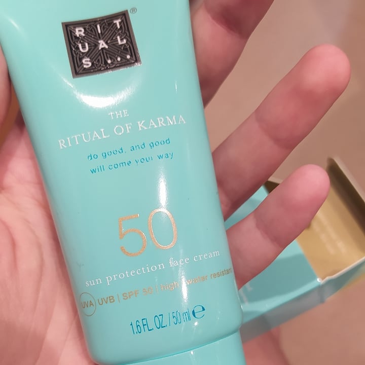 photo of Rituals sun protector shared by @atramveggie on  29 Jun 2021 - review