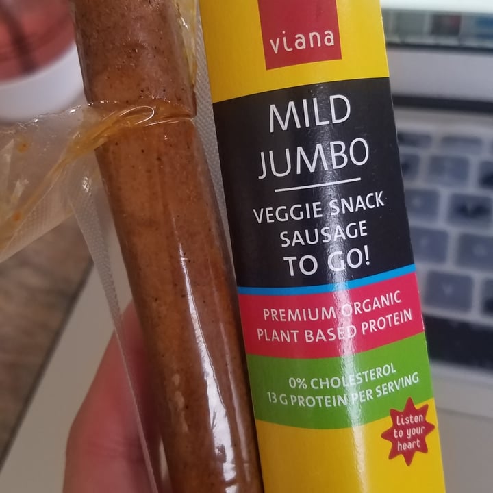 photo of Viana Mild Jumbo Veggie Snack Sausage To Go shared by @margaricafridays on  07 Oct 2020 - review