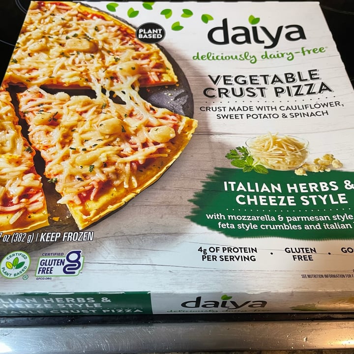 photo of Daiya Cheese pizza shared by @vegnostic on  13 Oct 2021 - review