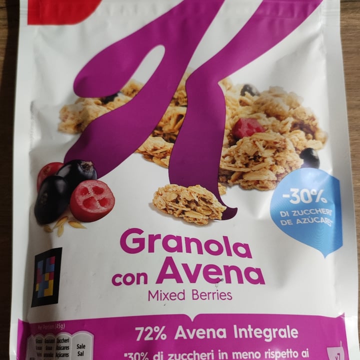photo of Kellogg special k Mixed Berries Granola Con Avena shared by @bravaesse on  01 Sep 2022 - review