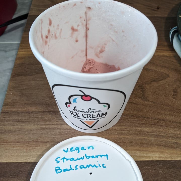 photo of Hometown Ice Cream Strawberry balsamic ice cream shared by @anastasiasaur on  27 Jun 2021 - review