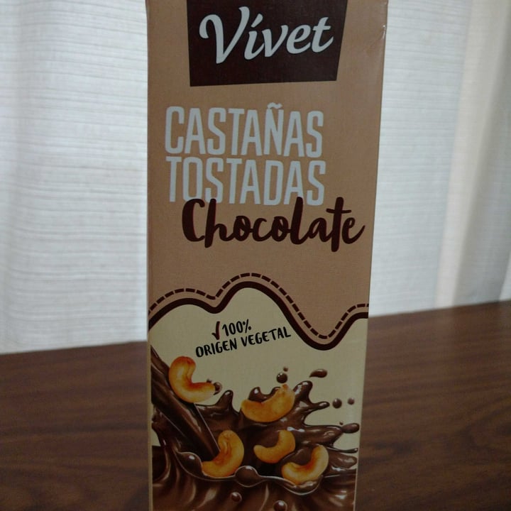 photo of Vívet Leche de Castañas Tostadas sabor Chocolate shared by @sandra0206 on  24 Jan 2022 - review