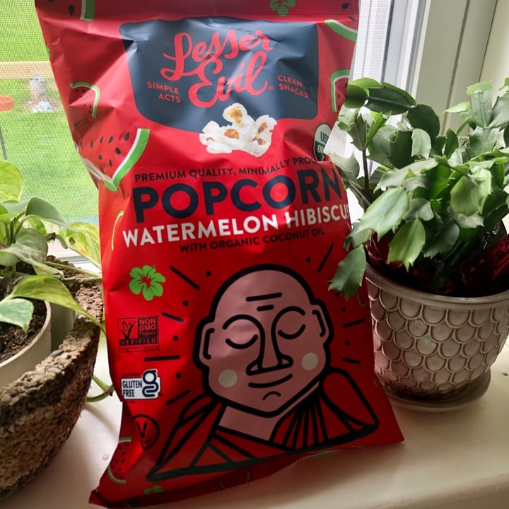 Lesser Evil Watermelon Hibiscus Popcorn Review abillion