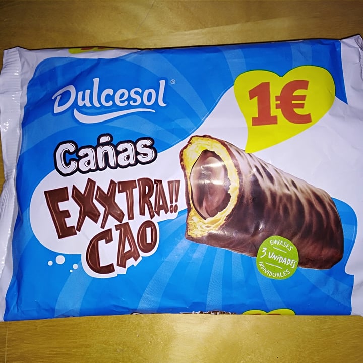 photo of Dulcesol Cañas Extra Choco caña de crema shared by @ladrilloeco on  08 Jan 2021 - review
