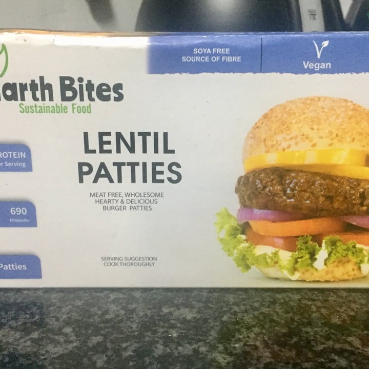 photo of Earth Bites Lentil Patties shared by @lizeduples on  28 Jul 2020 - review