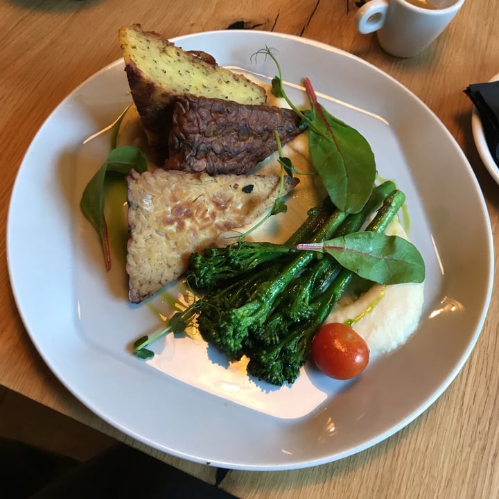 review photo of Veganic Smoked Tempeh On Parsnip Purée With Horse Radish shared by @marzi9 on 18 Dec 2021 - review