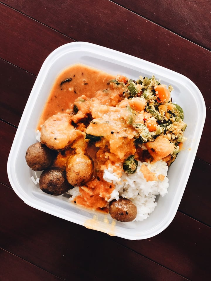 photo of Flavours @ UTown (Foodclique) Indian Stall - Vegetarian Rice Set shared by @consciouscookieee on  30 Apr 2019 - review