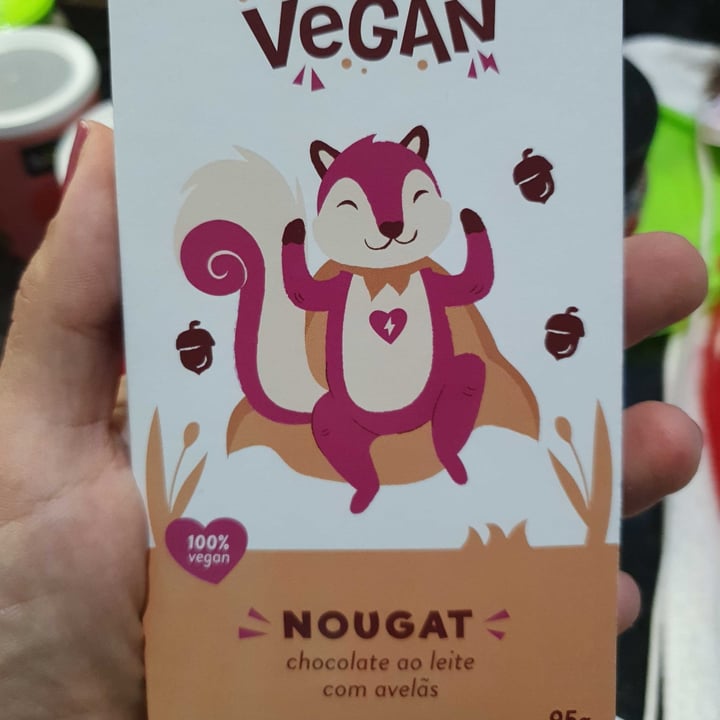 photo of Super Vegan Chocolate ao leite com avelãs shared by @primoura on  13 Dec 2022 - review