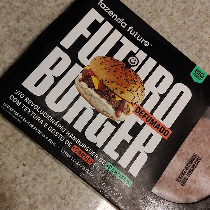 photo of Fazenda Futuro - Future Farm Futuro Burger Defumado shared by @renatonovak on  05 May 2022 - review