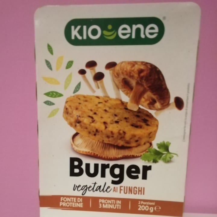 photo of Kioene Burger vegetale ai funghi shared by @stregatta on  11 Oct 2021 - review