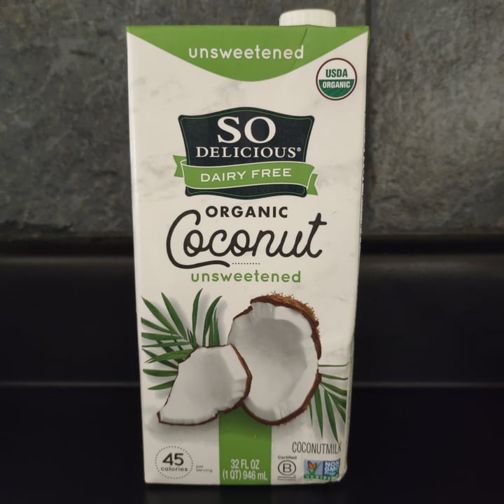 photo of So Delicious Dairy Free Coconut milk unsweetened shared by @beluech on  24 Oct 2022 - review