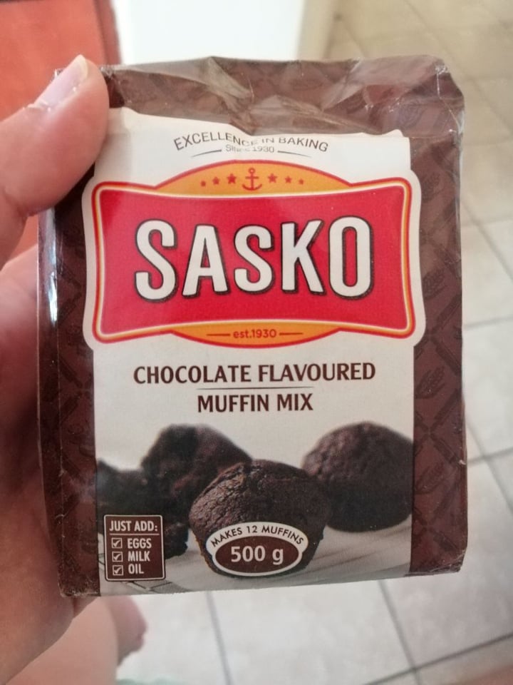 photo of Sasko Chocolate Flavoured Muffin Mix shared by @karamikayla on  24 Sep 2019 - review