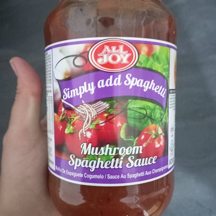 review photo of All Joy Mushroom Spaghetti Sauce shared by @inke on 07 Oct 2021 - review