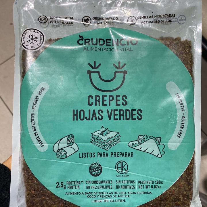 review photo of Crudencio Crepes de Hojas Verdes shared by @noeliadoniselli on 09 May 2021 - review