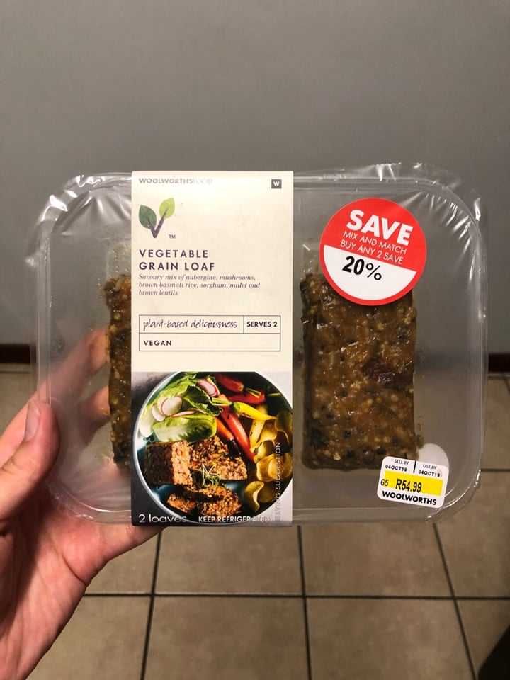 photo of Woolworths Food Vegetable Grain Loaf shared by @megpeg on  30 Sep 2019 - review