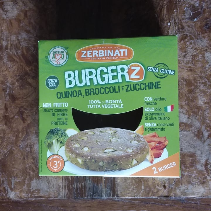 photo of Zerbinati Burger'Z Quinoa, Broccoli e Zucchine shared by @catwoman13 on  30 Jun 2022 - review