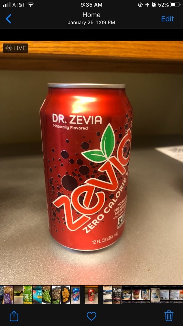 photo of Zevia Dr. Zevia shared by @squirrelsnacks on  23 Mar 2020 - review