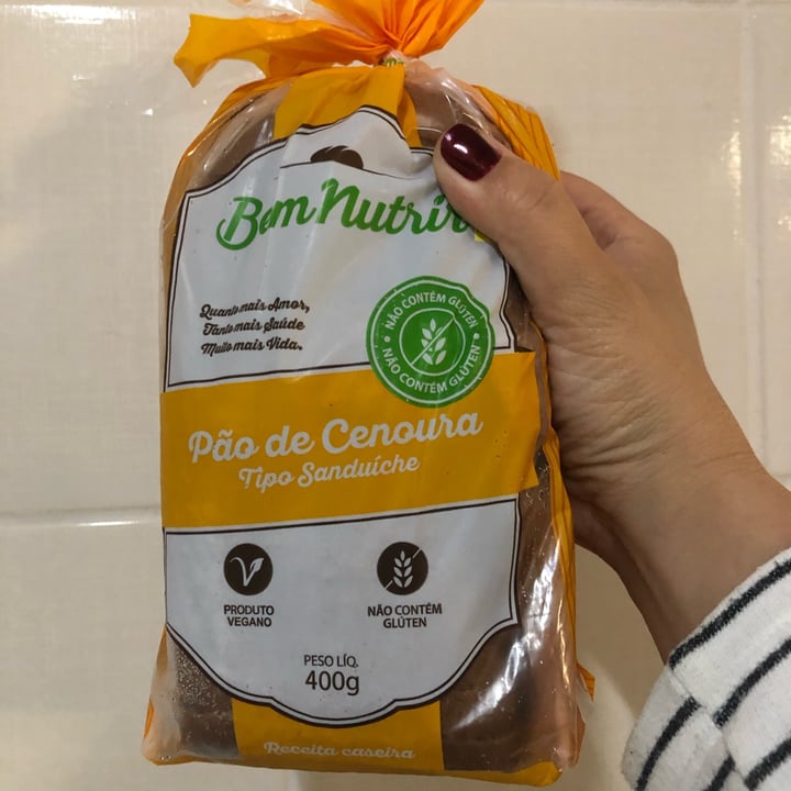 photo of Bem Nutrir Alimentos Pão de Cenoura shared by @naturokaka on  20 Jun 2022 - review
