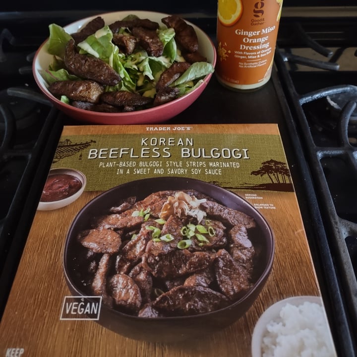 photo of Trader Joe's Korean Beefless Bulgogi shared by @rosie805 on  13 Nov 2022 - review