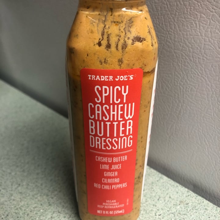 photo of Trader Joe's Spicy Cashew Butter Dressing shared by @bailey1128 on  23 Mar 2022 - review