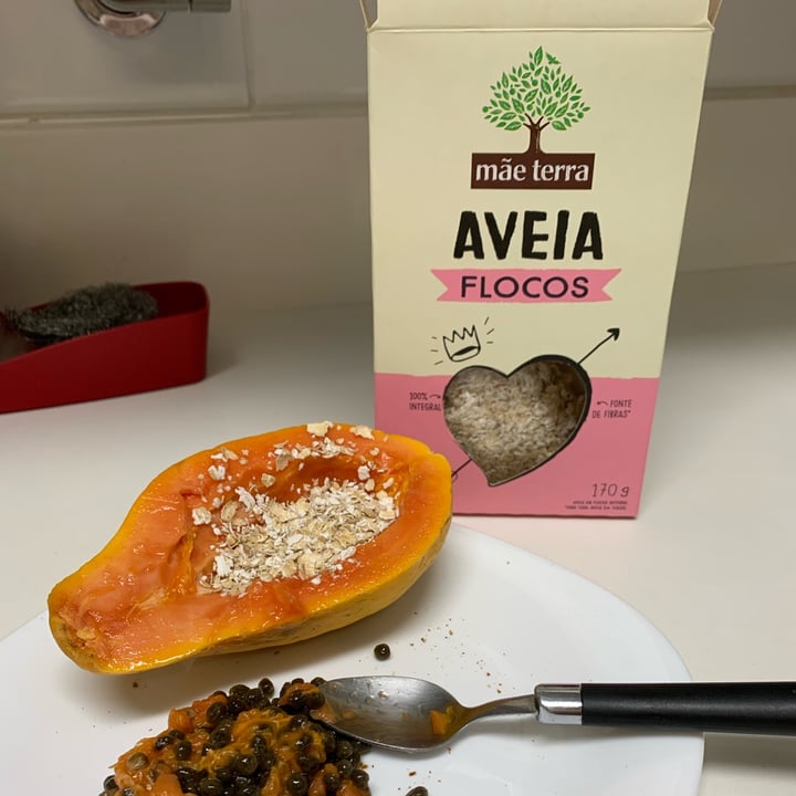 review photo of Mãe Terra Aveia em flocos grossos shared by @alenolasco on 06 May 2022 - review