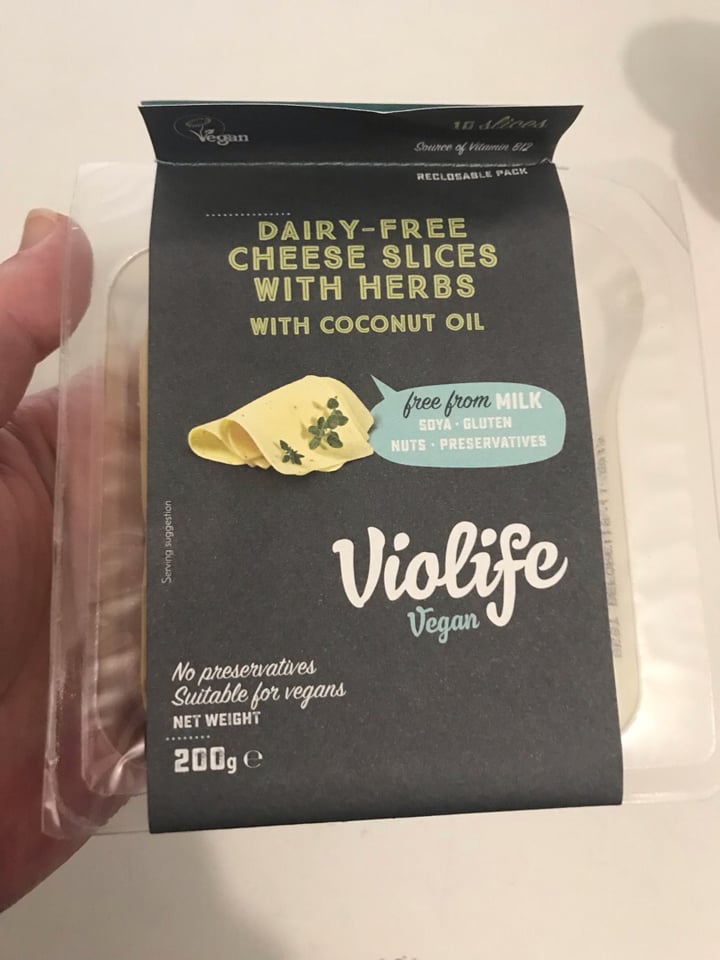 photo of Violife Original Flavor Cheese Slices shared by @orilovato on  22 Jul 2019 - review