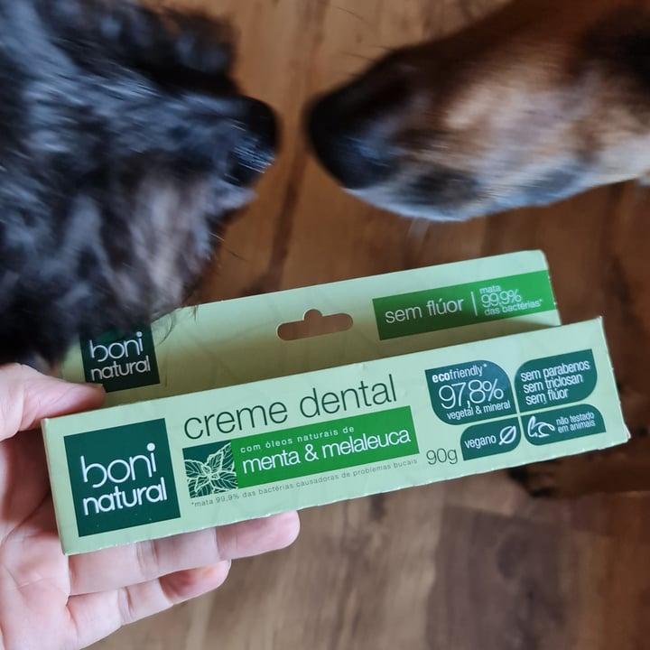 review photo of Boni natural Creme Dental Menta & Melaleuca shared by @jessicamoreno on 18 Jun 2022 - review