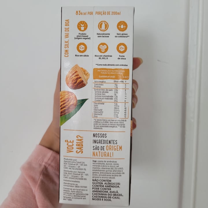 review photo of Silk Leite Amêndoa e cacau shared by @editbylari on 06 Nov 2022 - review