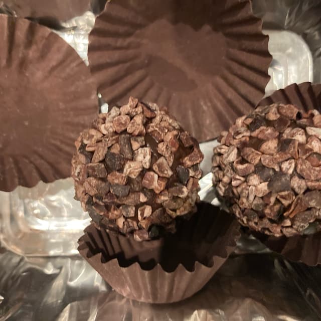 Photo of the dish “brigadeiro”